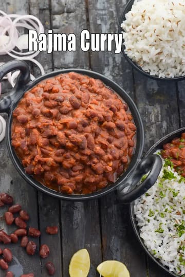Rajma Curry Recipe (Punjabi Rajma Masala)