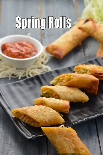 Spring Rolls Recipe (Chinese Spring Roll)
