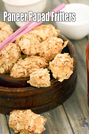 Paneer Fritters ( Starter ) Recipe