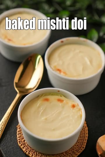 baked mishti doi,  Baked Yoghurt