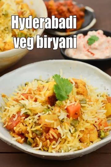 Biryani Recipe (Hyderabadi Biryani)