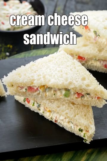 Cold Cream Cheese Sandwich Recipe (Cream Cheese Sandwich)