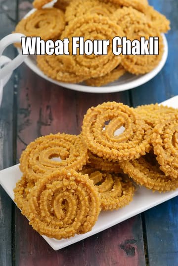 Wheat Flour Chakli Recipe (Aata Chakli)