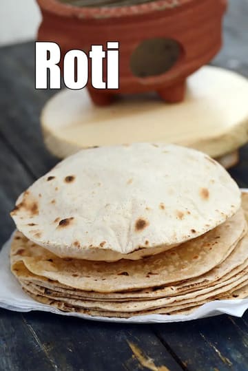 Roti ( How To Make Soft Roti Or Phulka Or Chapati)