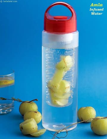 Amla Infused Water Recipe (Indian Gooseberry Infused Water)