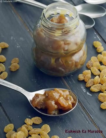 Kishmish Ka Murabba Recipe (Sweet Raisin Pickle)