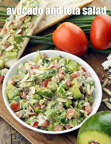 Avocado And Feta Salad Recipe (Avocado And Feta Mash)