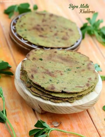 Bajra Methi Khakhra Recipe (Bajra Methi Khakhra Handmade)