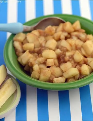 Banana Apple Pudding ( Baby and Toddler Recipe)