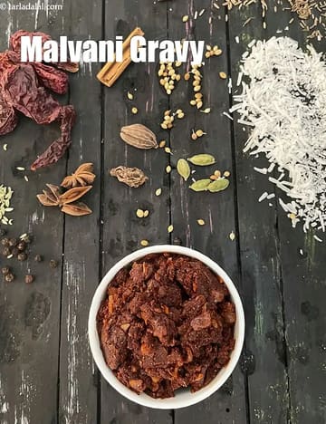 Basic Malvani Gravy Recipe (Maharashtrian Gravy)