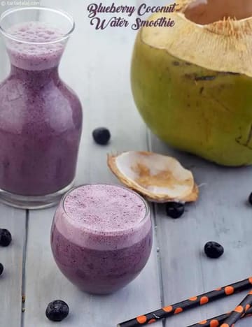 Blueberry Coconut Water Smoothie Recipe