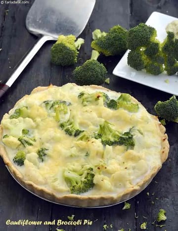 Cauliflower And Broccoli Pie Recipe (Baked Dishes Recipes)