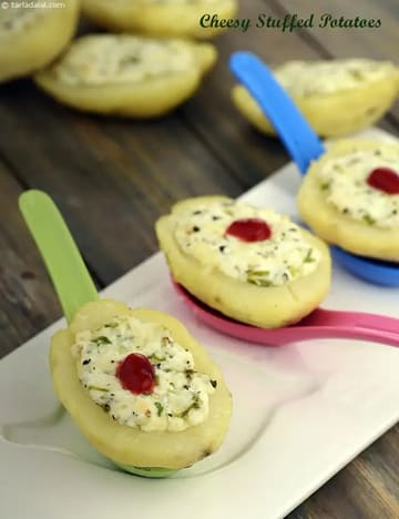 Cheesy Stuffed Potatoes Recipe (Cheesy Potato Recipes)