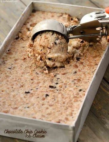 Chocolate Chip Cookie Ice - Cream Recipe (Eggles Homemade)