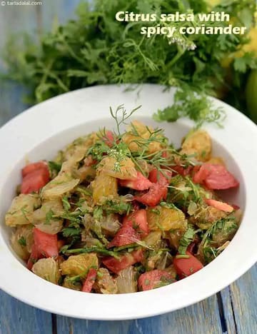 Citrus Salsa With Spicy Coriander Recipe