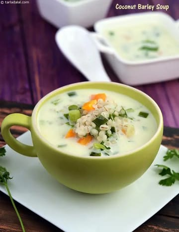 Coconut Barley Soup Recipe