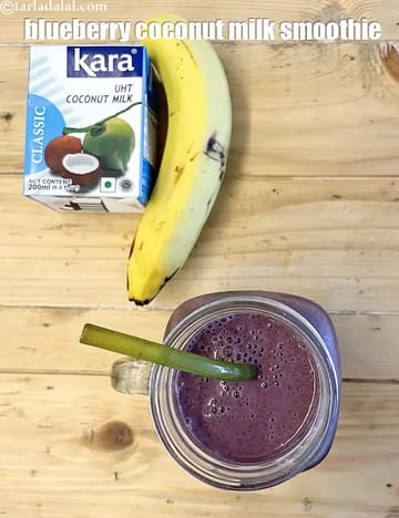 Blueberry Coconut Milk Smoothie Recipe