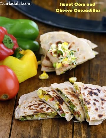 Sweet Corn and Cheese Quesadillas