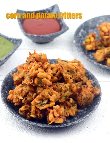 Corn And Potato Fritters Recipe