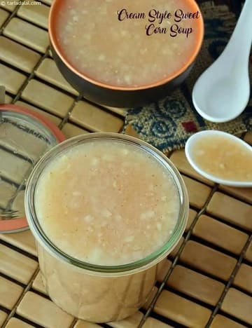 Cream Style Sweet Corn Soup Recipe (Chinese Recipes)