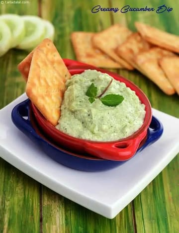Creamy Cucumber Dip ( Finger Foods For Kids ) Recipe