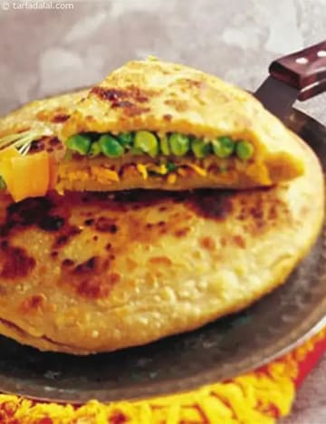 Double Decker Paratha Recipe