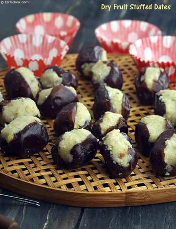 Dry Fruit Stuffed Dates Recipe
