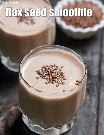 Flax Seed Smoothie Recipe (Indian Flaxseed Smoothie)