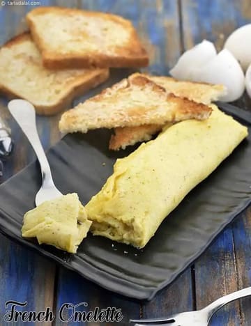 French Omelette Recipe (Breakfast)