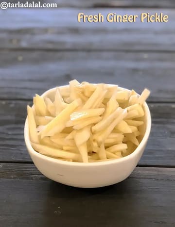 Fresh Ginger Pickle Recipe (Healthy Antioxidant)