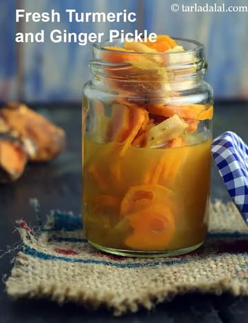 Fresh Turmeric And Ginger Pickle Recipe