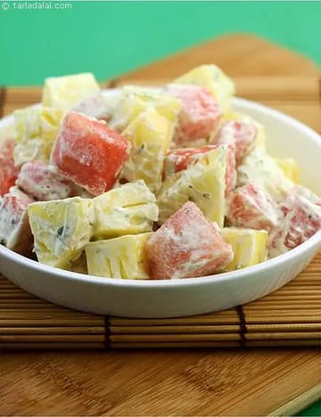 Fresh Fruit Salad With Basil Dressing Recipe