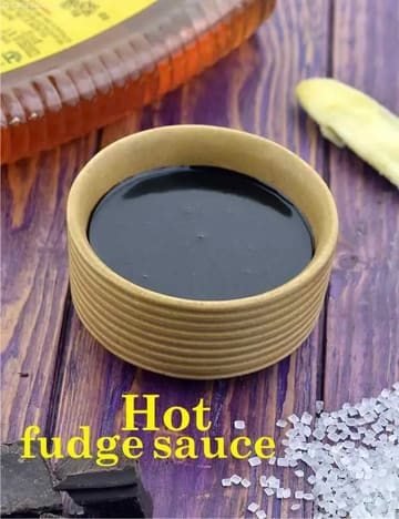Hot Fudge Sauce Recipe (Eggless Dessert Recipes)