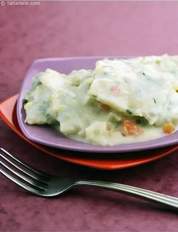 Garlic Basil Ravioli With Alfredo Sauce Recipe