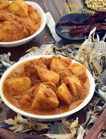 Potatoes In Goanese Gravy Recipe (Curries Recipes)