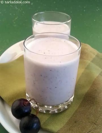 Grape Lassi ( Calcium Rich ) Recipe (Calcium Rich Recipes)