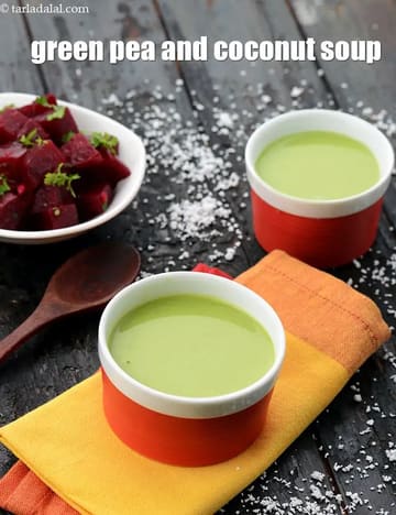 Green Pea And Coconut Soup Recipe (Green Peas)
