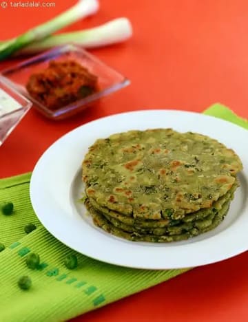 Green Peas Paratha ( Gluten Free ) Recipe