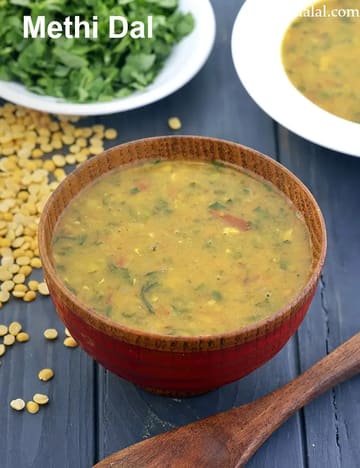 Methi Dal Recipe (Methi Toovar Dal)