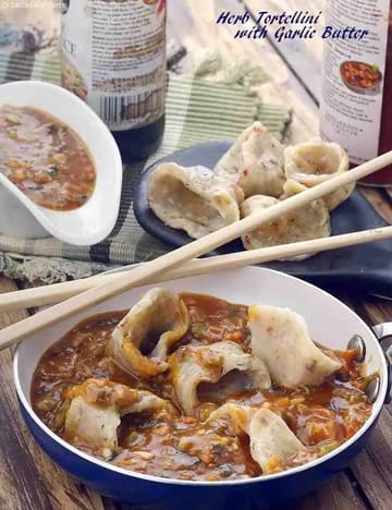 Herb Tortellini With Garlic Butter Recipe