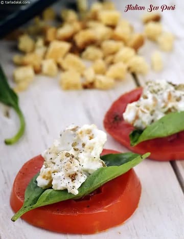 Italian Sev Puri Recipe