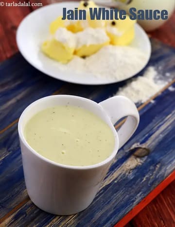 Jain White Sauce Recipe (No Onion No Garlic White Sauce)