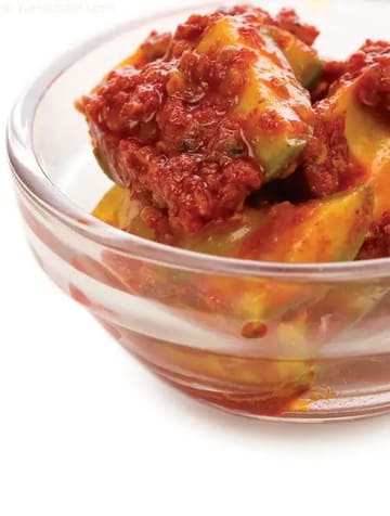 Kaachi Keri No Sambhaar Recipe (Gujrati Recipes)