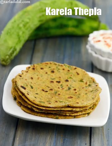 Karela Thepla Recipe (Bitter Gourd Roti)