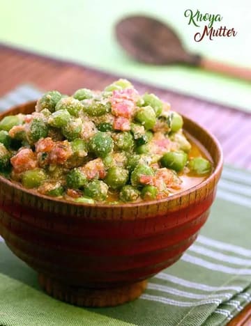 Khoya Mutter Recipe (How To Make Khoya Matar)