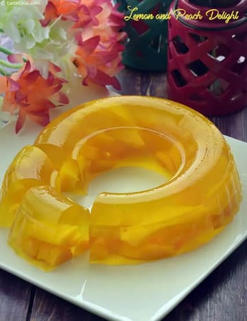 Lemon And Peach Delight Recipe (Vegetarian Recipes)