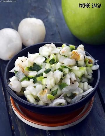 Lychee Salsa Recipe (Litchi Salsa)