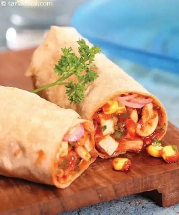 Makai Khumbh Jalfrazie Roll ( Wraps And Rolls) Recipe