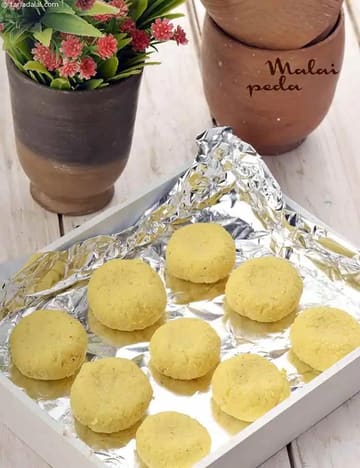 Malai Peda Recipe (Diabetic Friendly)