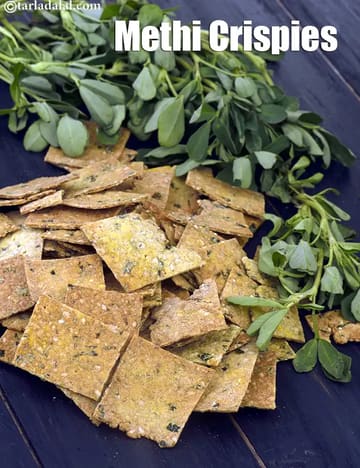 Methi Crispies Recipe (Healthy Methi Crispies)